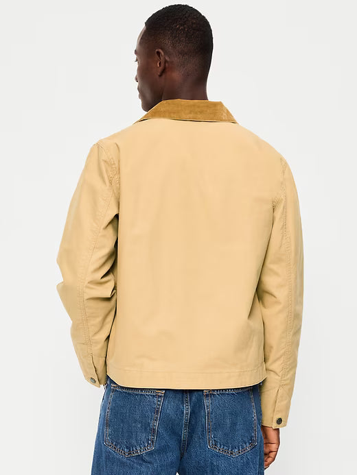 Cropped Canvas Barn Jacket