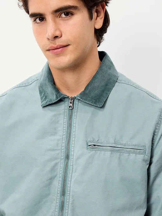 Cropped Canvas Barn Jacket