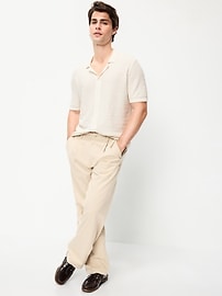 Short-Sleeve Sweater Shirt